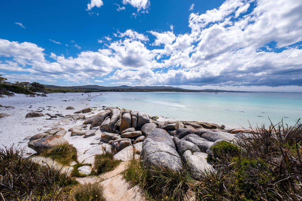 image of beachside with rocks