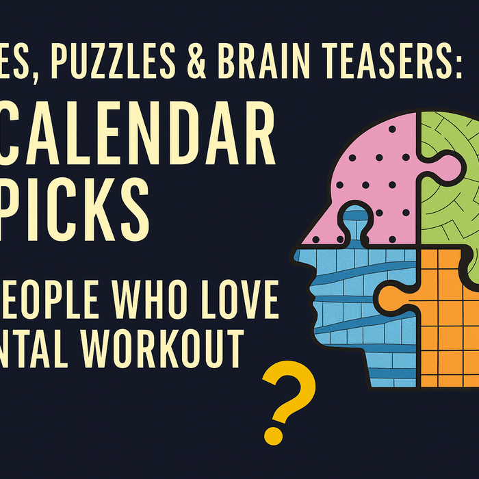 Riddles, Puzzles & Brain Teasers: 7 Calendar Picks for People Who Love a Mental Workout