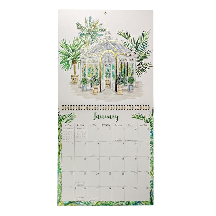 Plant Lovers 2026 Square Wall Calendar