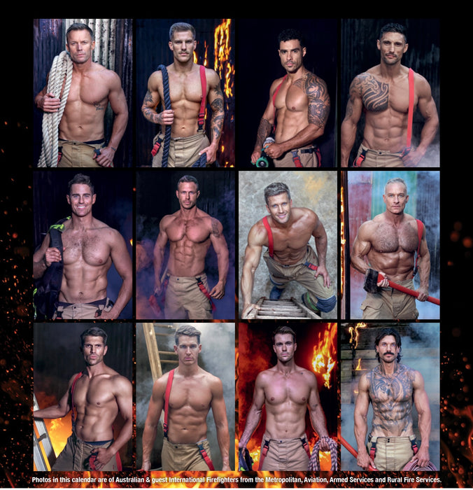 Australian Firefighters Hero 2026 Wall Calendar - Available at Calendar Club Stores