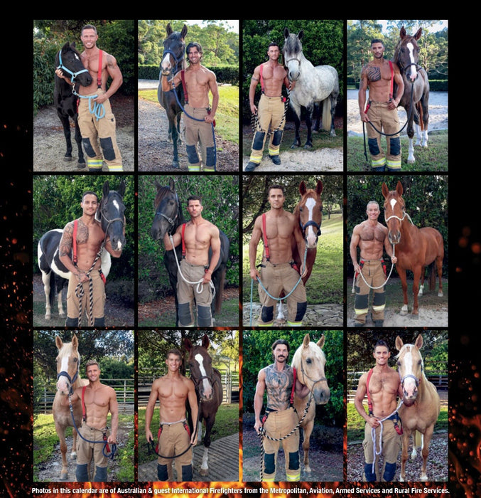 Australian Firefighters Horse 2027 Wall Calendar - Available at Calendar Club Stores