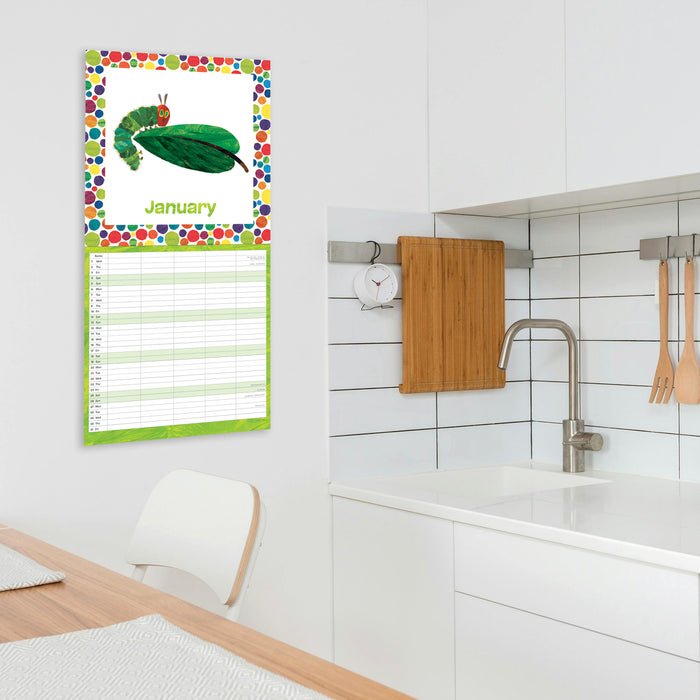 2025 Very Hungry Caterpillar Family Wall Calendar