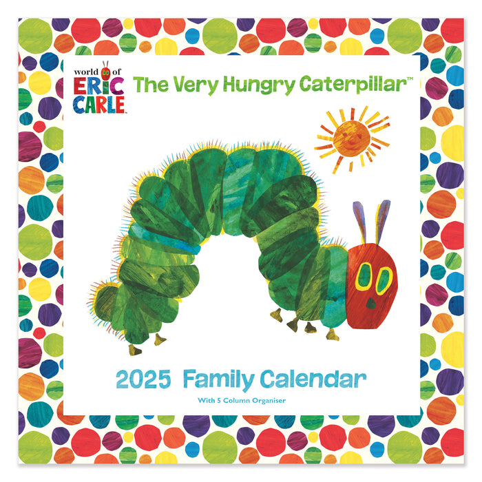 2025 Very Hungry Caterpillar Family Wall Calendar