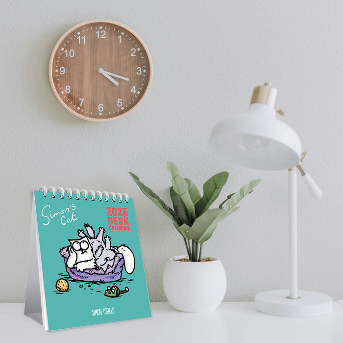 2025 Simon's Cat Desk Easel Calendar