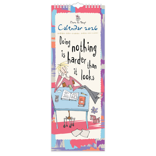 Born to Shop 2026 Slimline Wall Calendar