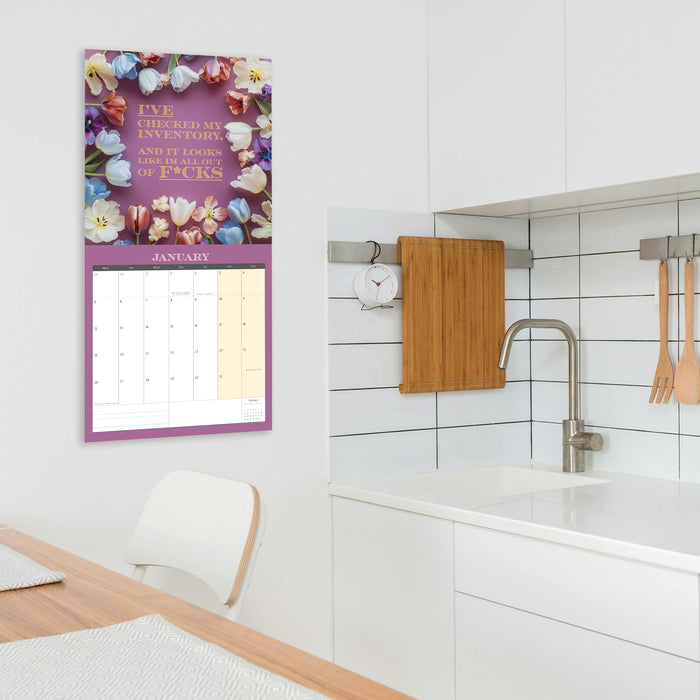 Not Giving a F*ck by Paper Ninja 2026 Square Wall Calendar