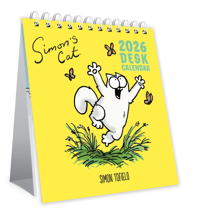Simon's Cat 2026 Desk Easel
