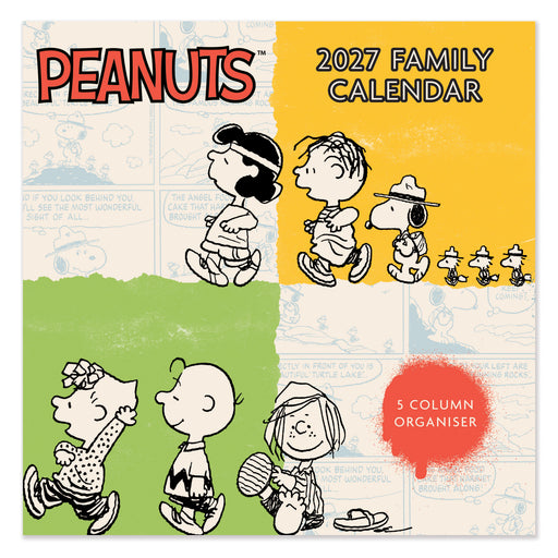 Peanuts Family Calendar 2027 Square Wall Calendar