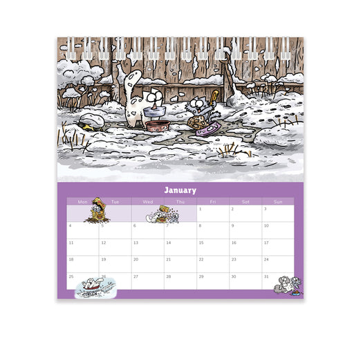 Simon's Cat 2027 Desk Organiser