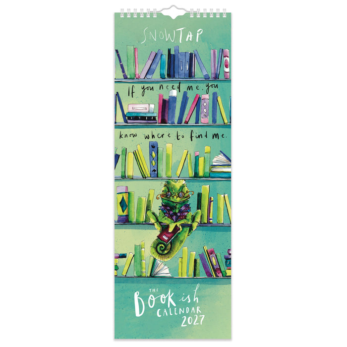 Snowtap Bookish 2027 Slimline Wall Calendar