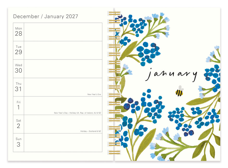 Posie by C Gardner 2027 Weekly Diary