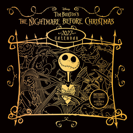 Nightmare Before Christmas The 2027 Square Wall Calendar