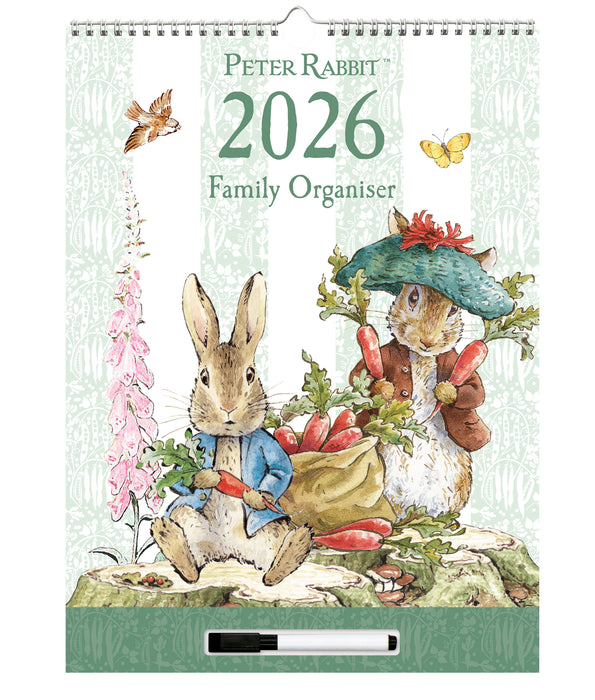 Peter Rabbit 2026 Large Wall Calendar