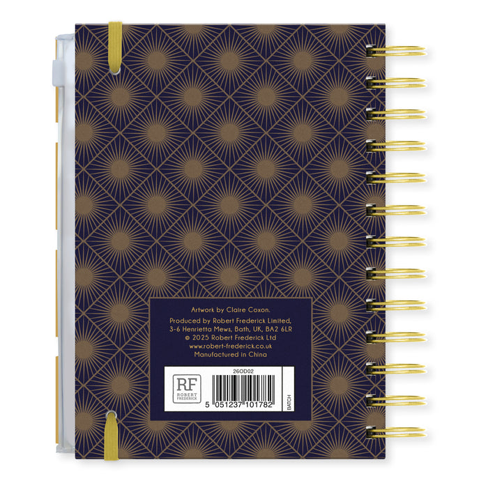 Claire Coxon Art Deco Organiser 2026 Weekly Diary