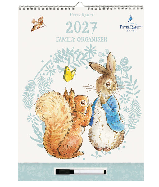 Peter Rabbit Family 2027 A3 Wall Calendar