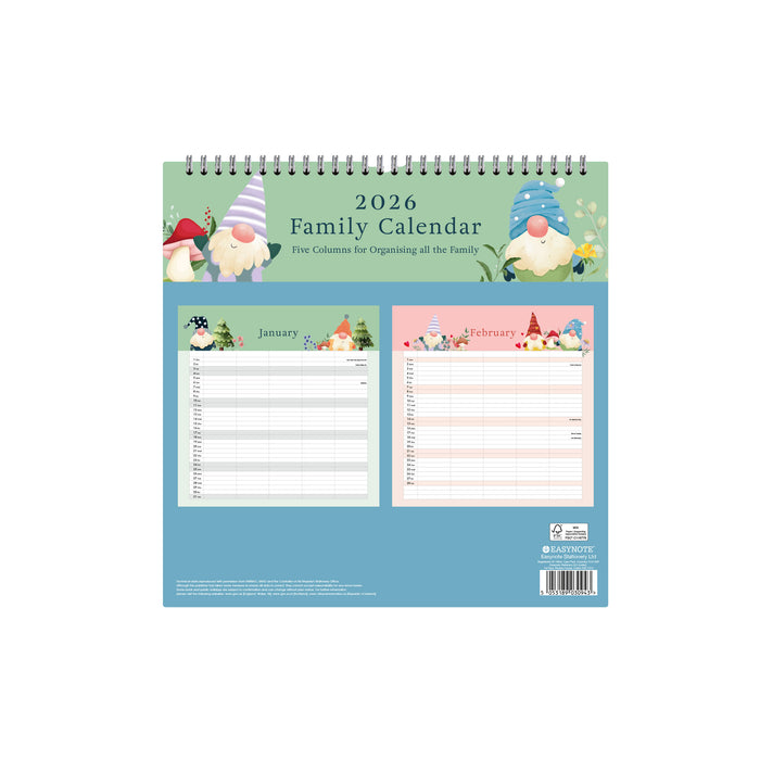 Gonks Planner 2026 Square Wall Calendar (Online Exclusive)