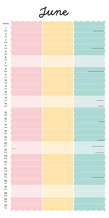 You Me and Us 2026 Square Wall Calendar