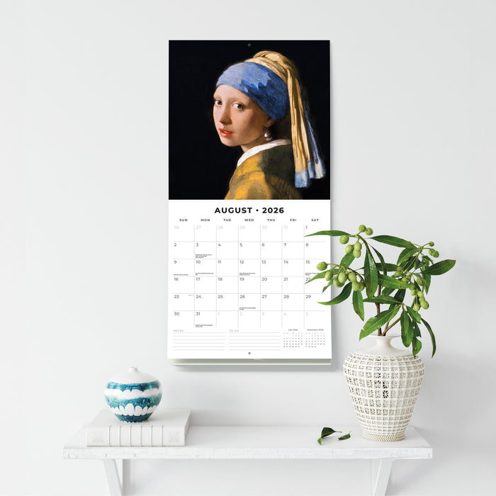 Vermeer 2026 Square Wall Calendar (Online Exclusive)