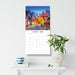 Medieval Towns 2026 Square Wall Calendar