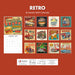 RETRO 2027 Square Wall Calendar