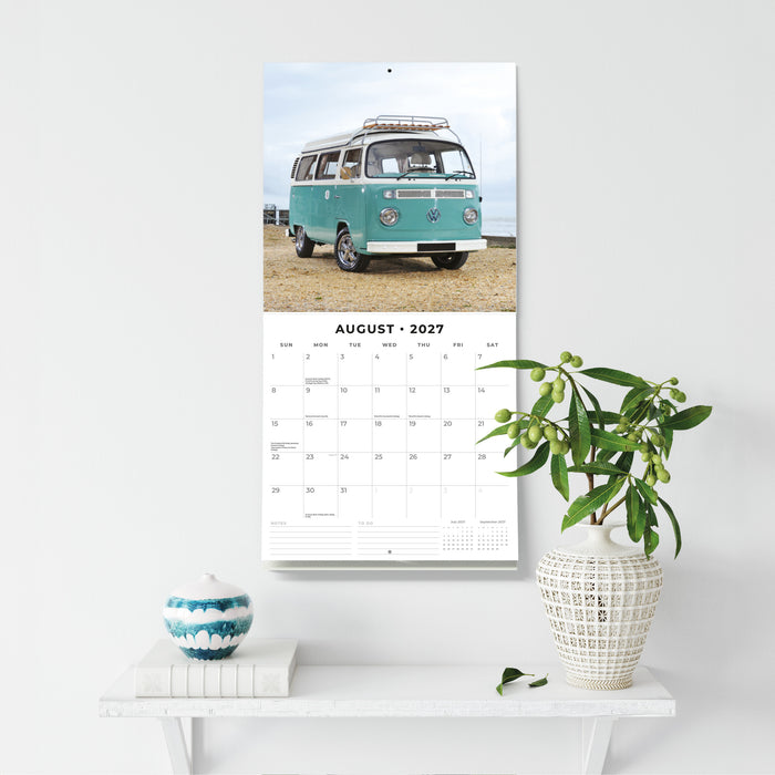 Camper Vans 2027 Square Wall Calendar