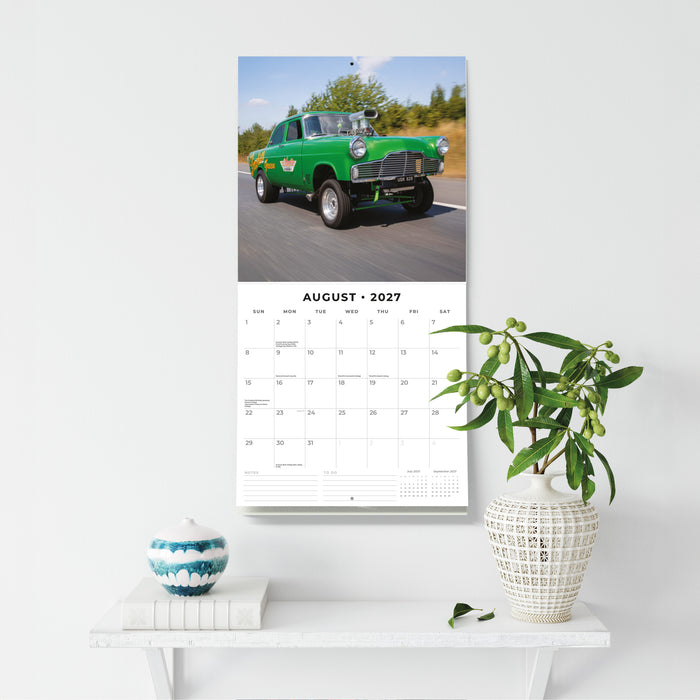 Custom Cars 2027 Square Wall Calendar