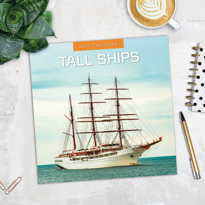 Tall Ships 2027 Square Wall Calendar