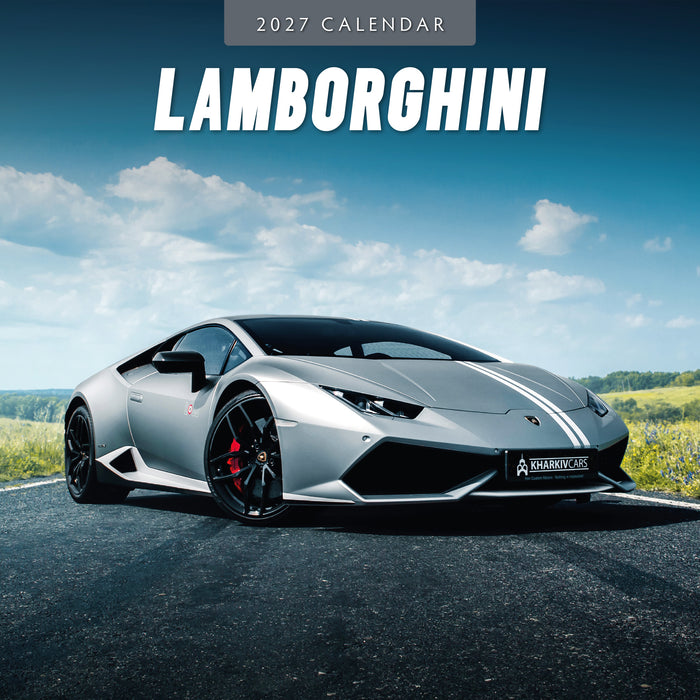 Lamborghini 2027 Square Wall Calendar