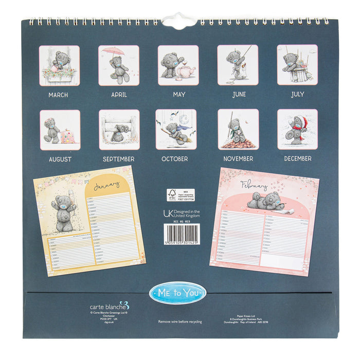 Me To You  2026 Square Wall Calendar