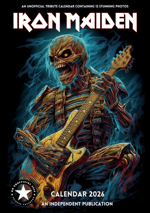 Iron Maiden 2026 A3 Wall Calendar