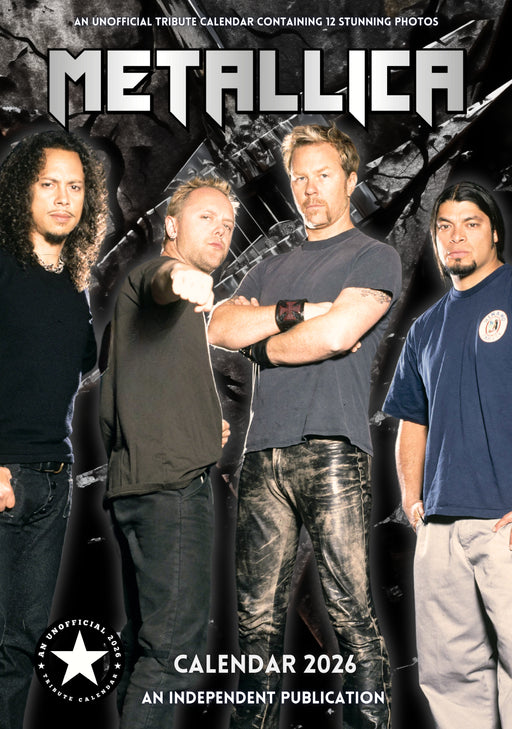 Metallica 2026 A3 Wall Calendar