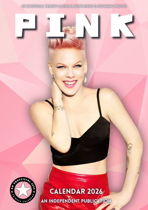 Pink 2026 A3 Wall Calendar