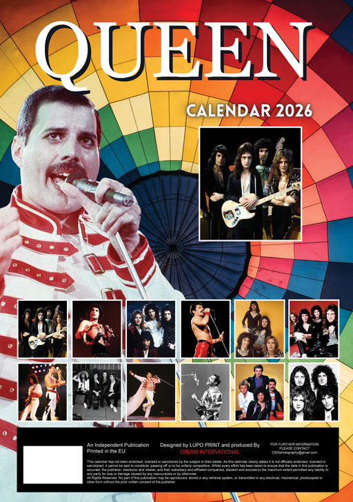 Queen 2026 A3 Wall Calendar