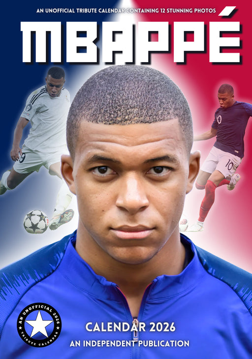 Mbappe 2026 A3 Wall Calendar