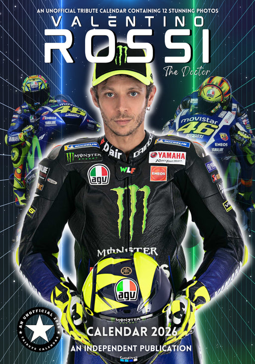 Valentino Rossi 2026 A3 Wall Calendar