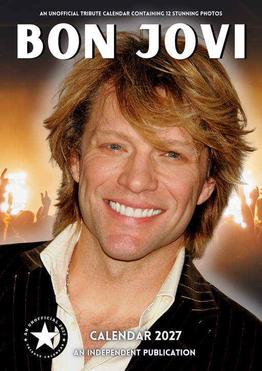 Bon Jovi 2027 A3 Wall Calendar