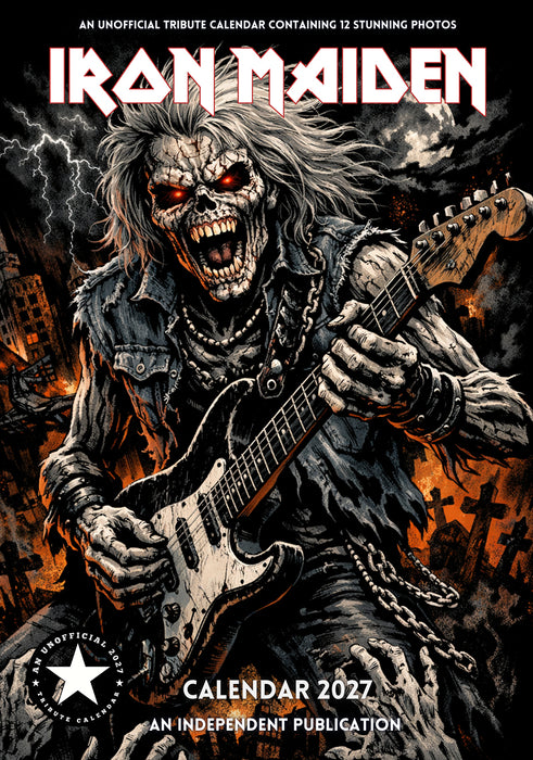 Iron Maiden 2027 A3 Wall Calendar