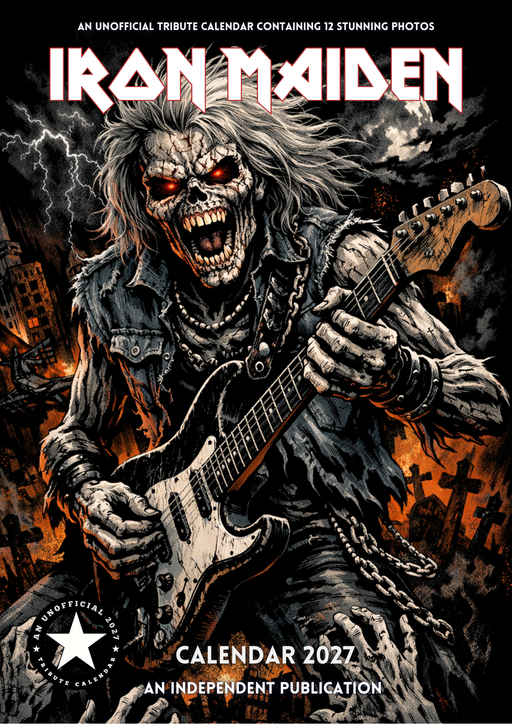 Iron Maiden 2027 A3 Wall Calendar