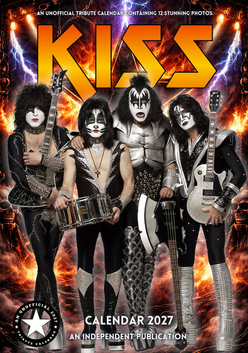 KISS 2027 A3 Wall Calendar