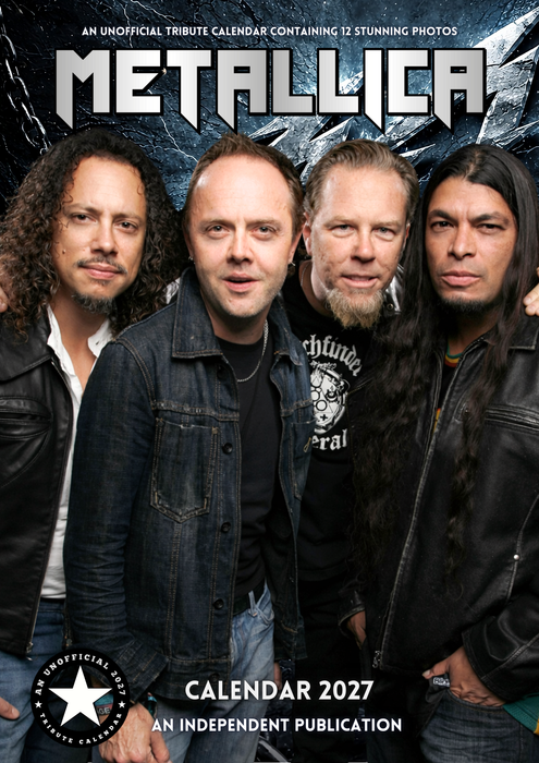 Metallica 2027 A3 Wall Calendar