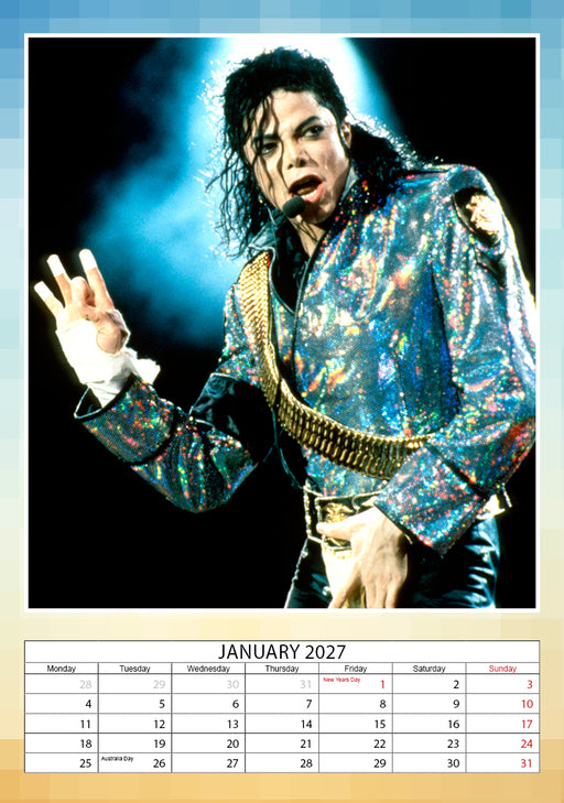 Michael Jackson 2027 A3 Wall Calendar