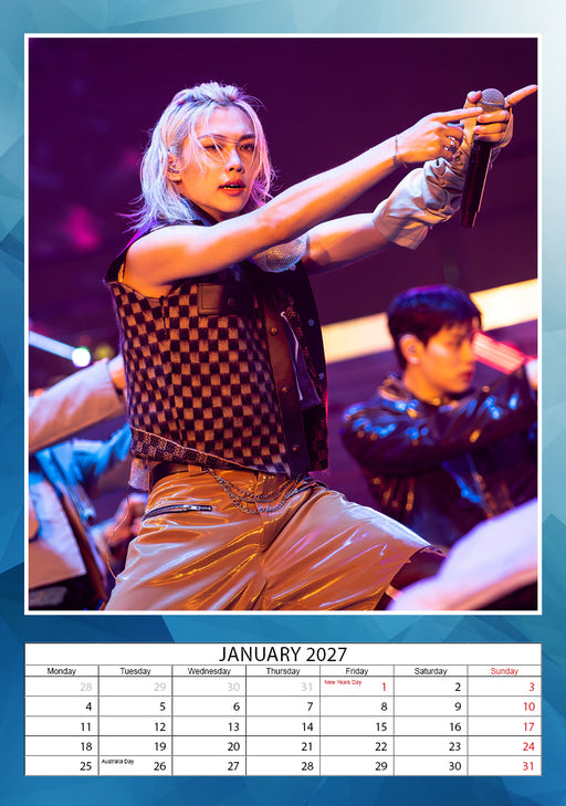 Stray Kids 2027 A3 Wall Calendar