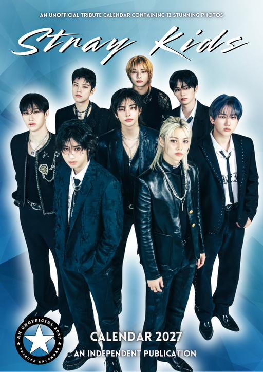 Stray Kids 2027 A3 Wall Calendar