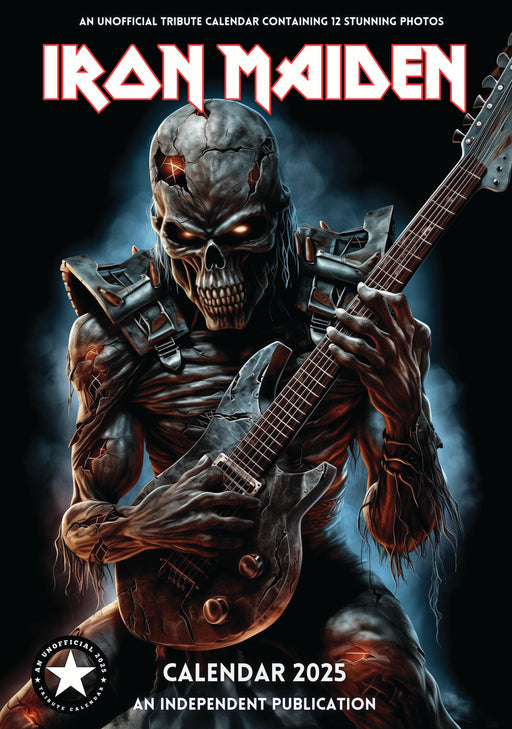 2025 Iron Maiden Large Wall Calendar by  CallDreams International from Calendar Club