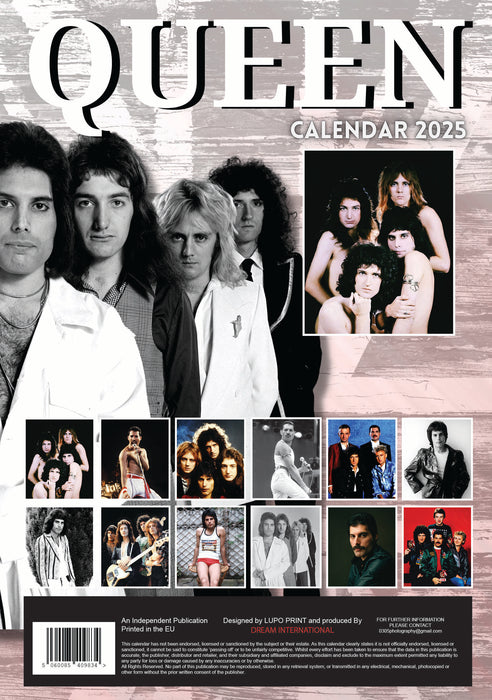 2025 Queen Large Wall Calendar by  CallDreams International from Calendar Club