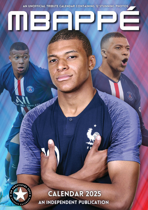 2025 Mbappe Large Wall Calendar by  CallDreams International from Calendar Club