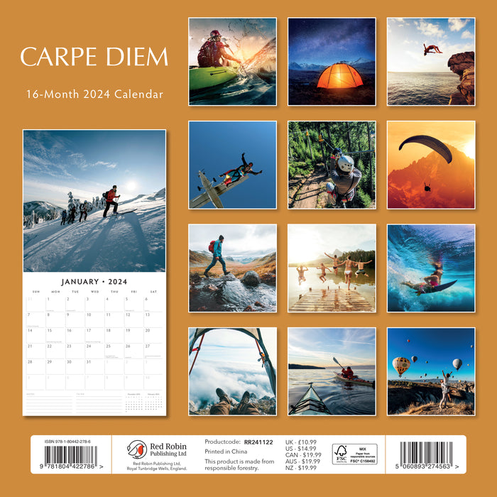 2024 Carpe Diem Wall Calendar — Calendar Club