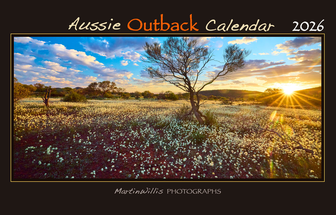 Aussie Outback 2026 A4 Wall Calendar