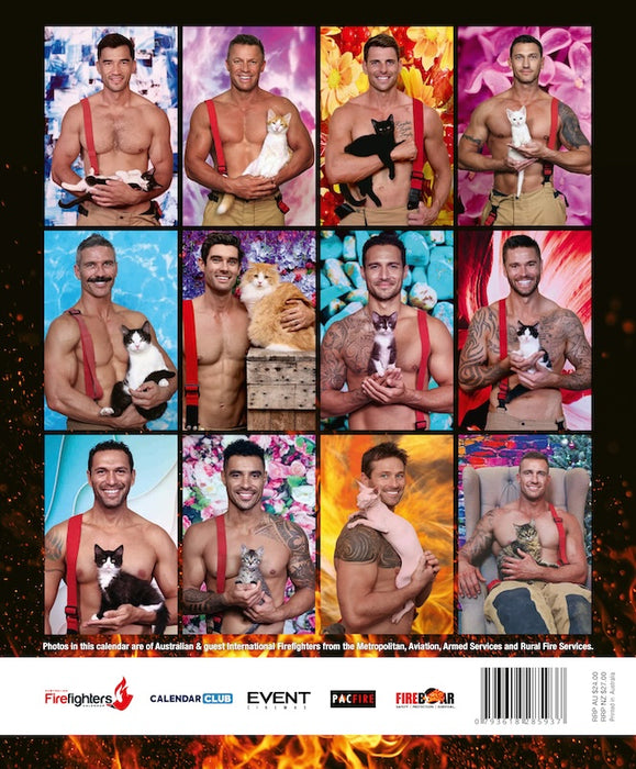 2025 Australian Firefighters Cat Wall Calendar