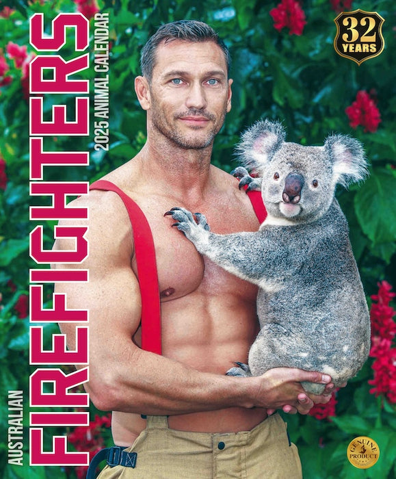 2025 Australian Firefighters Mixed Animal Wall Calendar